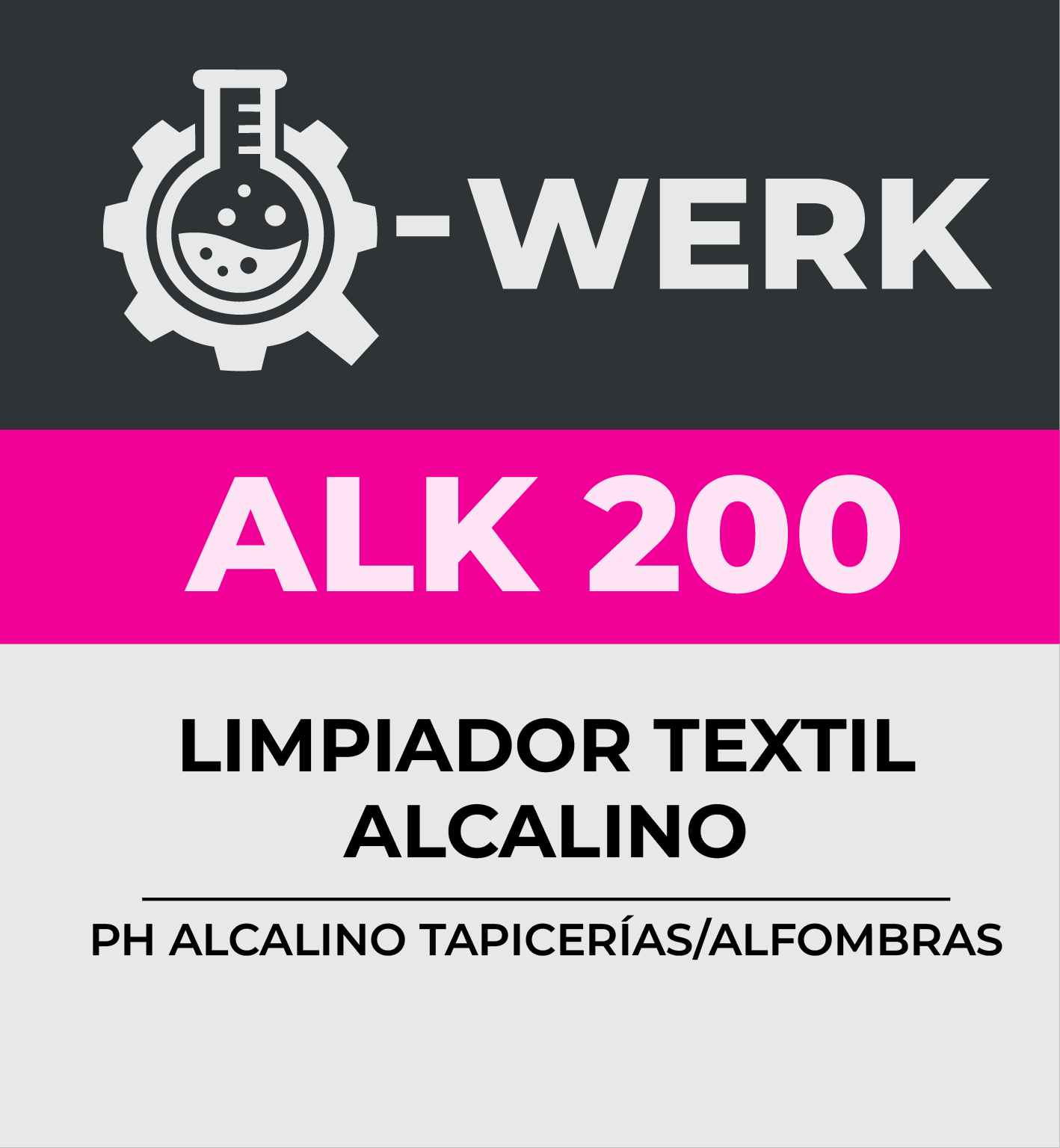 Limpiador Textil Alcalino ALK 200 Q-WERK