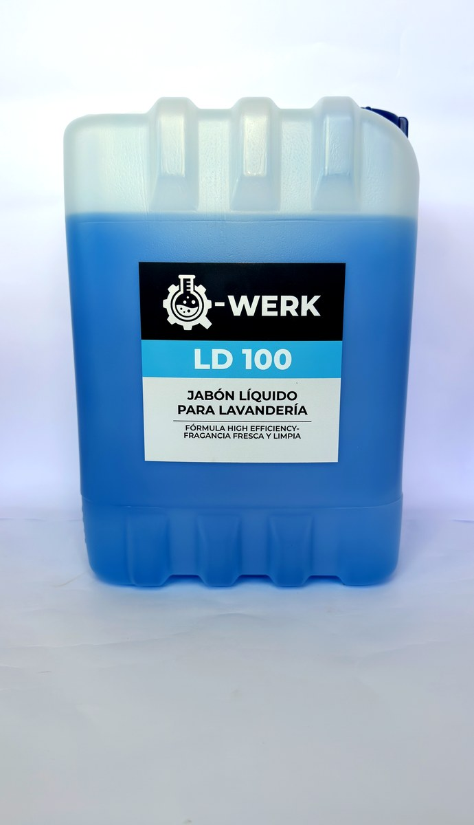 LD 100 · Detergente Líquido para Lavandería Q-WERK