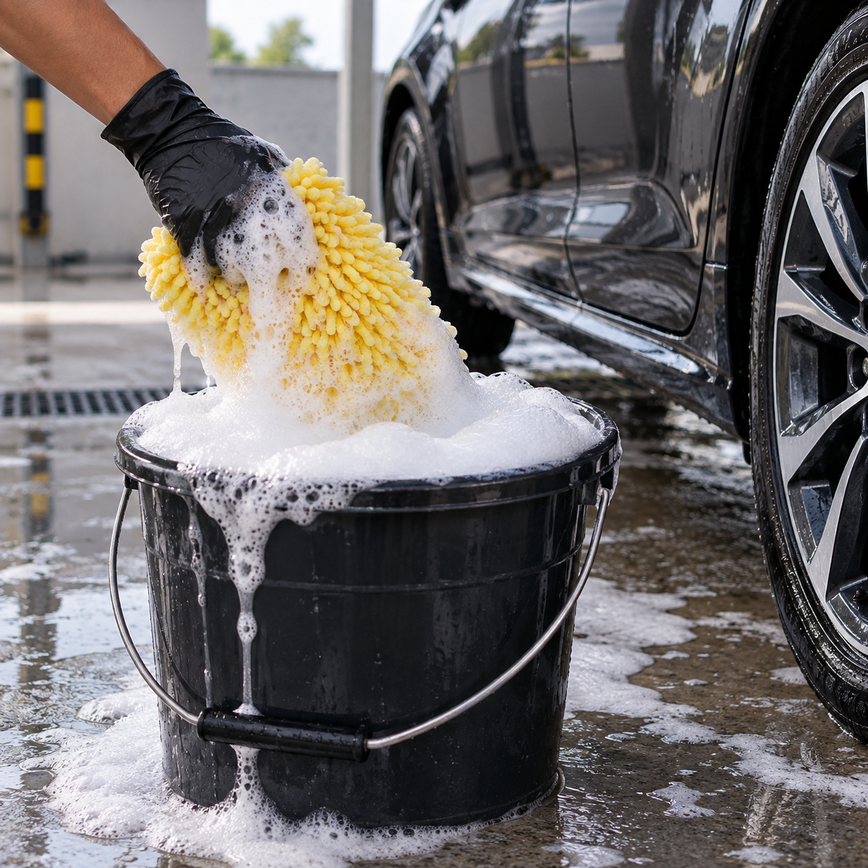 Shampoo básico automotriz Q-WERK