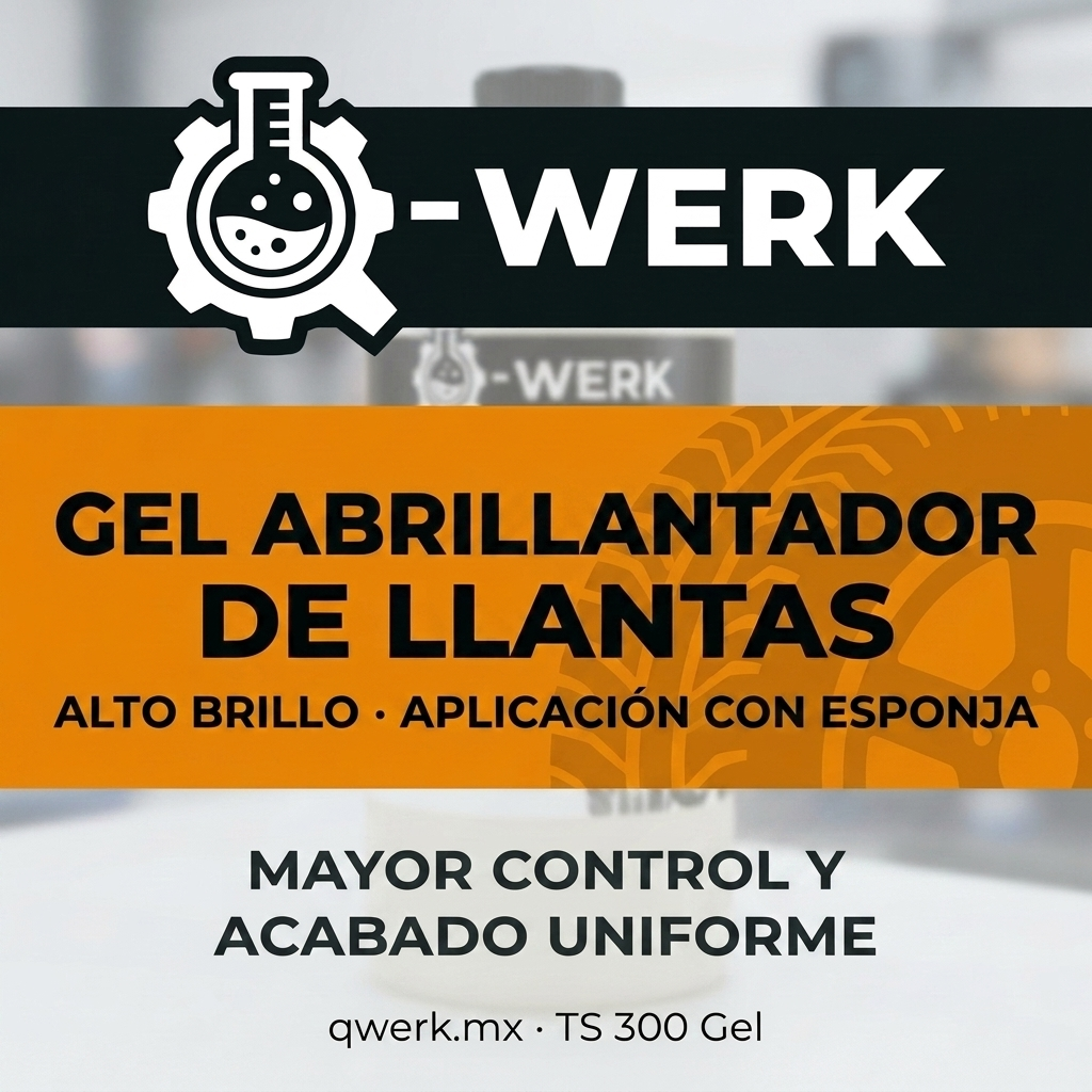 Gel Abrillantador de Llantas Q-WERK